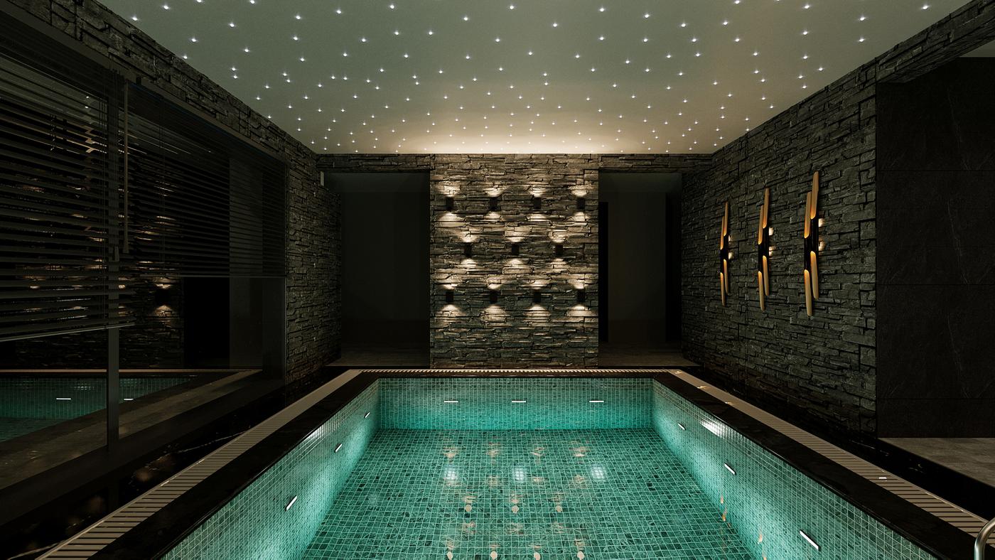 DAVID Villa Havuz Odası Projesi