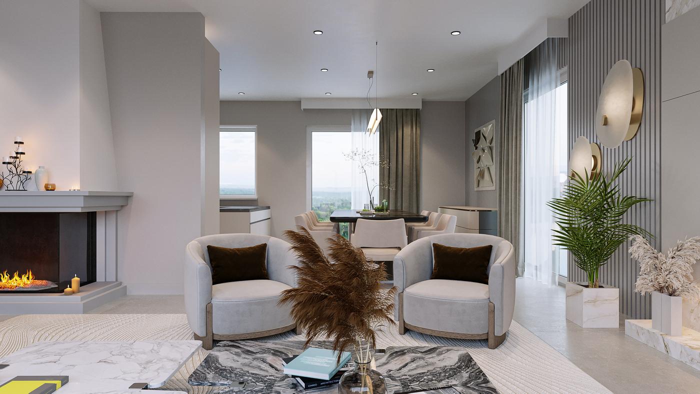  DAVID Villa Salon Projesi